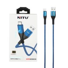کابل شارژ 1.2 متری فست اندروید NITU مدل NC131BE – آبی (گارانتی 18 ماه تعویض نیکان همراه)