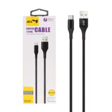 کابل شارژ 1.5 متری JBQ Type-C مدل DT-77 – مشکی (گارانتی یکساله رصاصی)