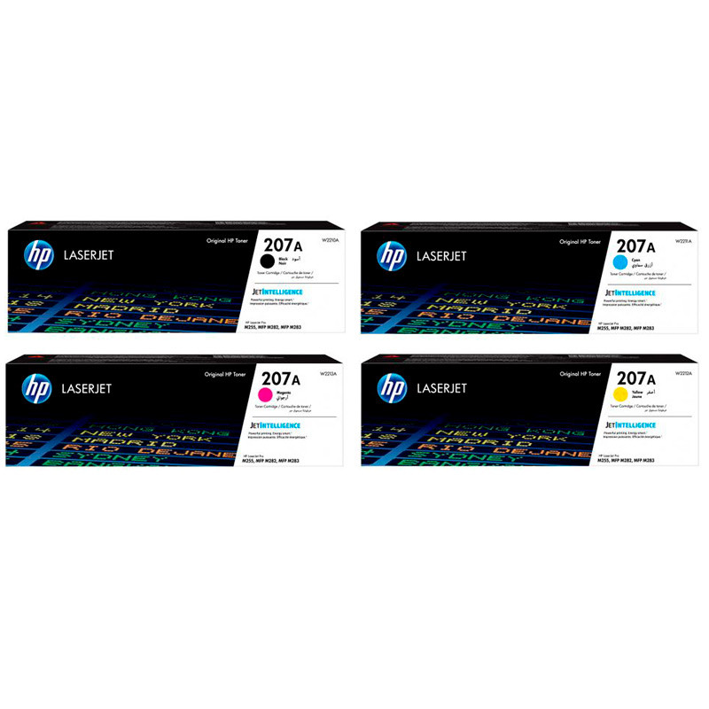 کارتریج لیزری رنگی HP LaserJet 207A بسته 4 عددی