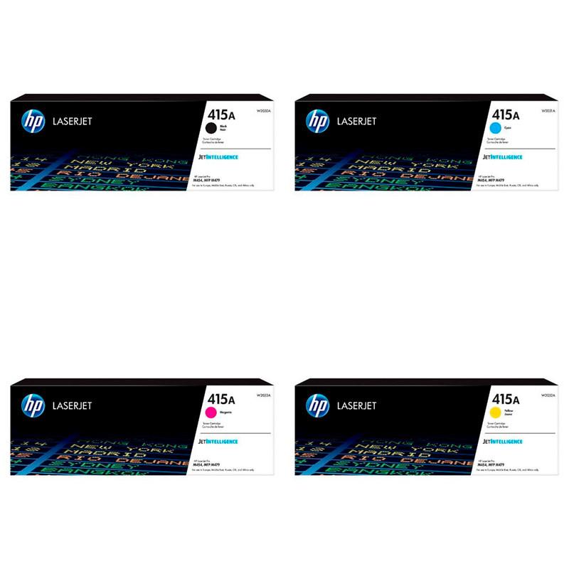 کارتریج لیزری رنگی HP LaserJet 415A بسته 4 عددی