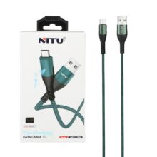 کابل شارژ 1.2 متری فست اندروید NITU مدل NC131GN – سبز (گارانتی 18 ماه تعویض نیکان همراه)