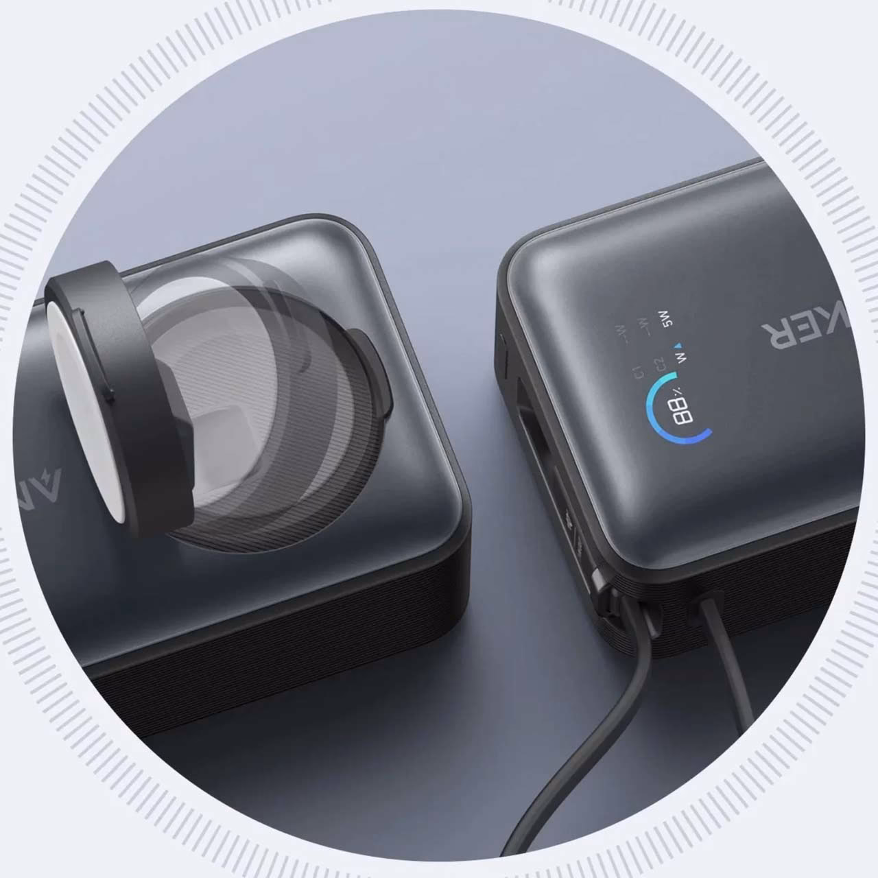 پاوربانک فست شارژ ANKER 10000mAh مدل A1657H11 35W - مشکی (گارانتی 18ماهه حافظه طلایی ایستا)