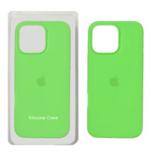 قاب سیلیکونی پاک کنی اورجینال Apple iPhone 16 Pro Max – سبز فانتزی (پک اصلی)