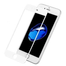محافظ صفحه نمایش شیشه ای Apple iPhone 5 / 5S – Full Cover – سفید (بدون پک)