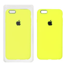 قاب سیلیکونی پاک کنی اورجینال Apple iPhone 6 Plus / iPhone 6s Plus – فسفری (پک اصلی)