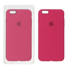 قاب سیلیکونی پاک کنی اورجینال Apple iPhone 6 Plus / iPhone 6s Plus – سرخابی (پک اصلی)