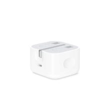شارژر دیواری سه پین Apple مدل MHJF3B/A A2344 20W - سفید - NZR