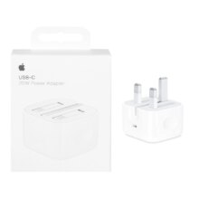 شارژر دیواری سه پین Apple مدل MHJF3B/A A2344 20W - سفید - NZR