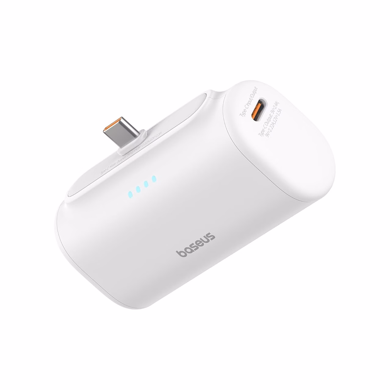 پاوربانک فست شارژ Baseus 5000mAh مدل PPWC05T 20W - سفید (گارانتی آونگ)