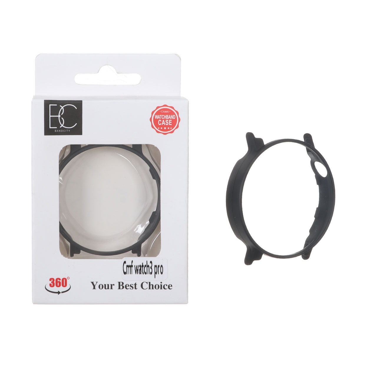 کاور محافظ واچ CMF Watch 3 Pro – مشکی (پک دار)