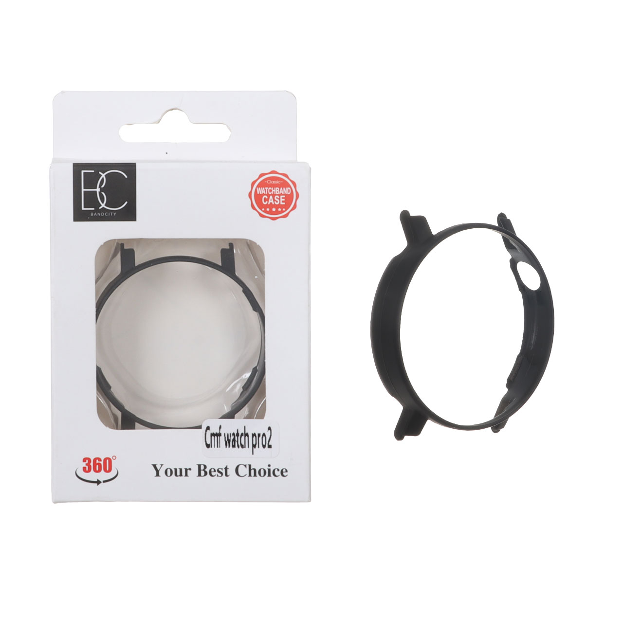 کاور محافظ واچ CMF Watch Pro 2 – مشکی (پک دار)