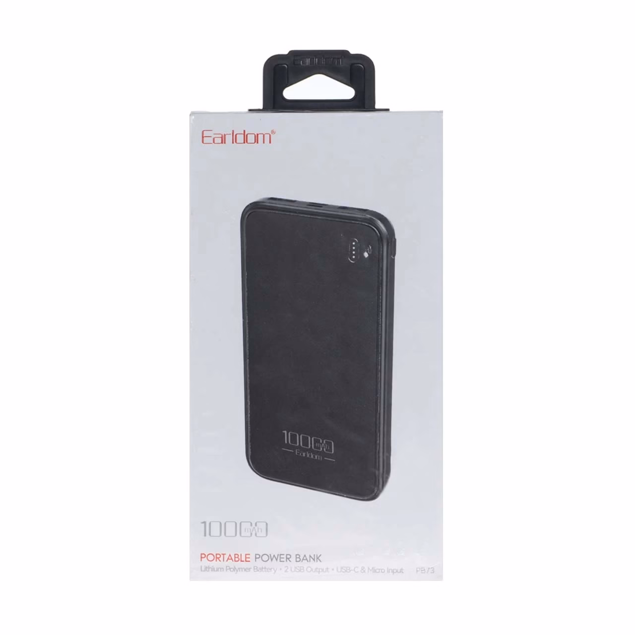 پاوربانک Earldom 10000mAh مدل ET-PB73 - مشکی