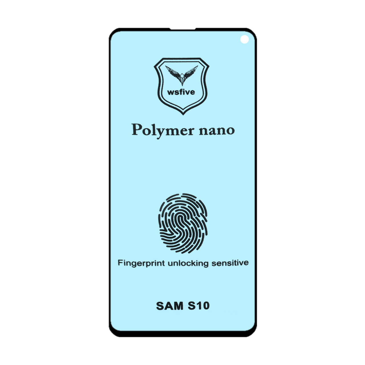محافظ صفحه نمایش Full Cover Polymer nano مدل Samsung S10