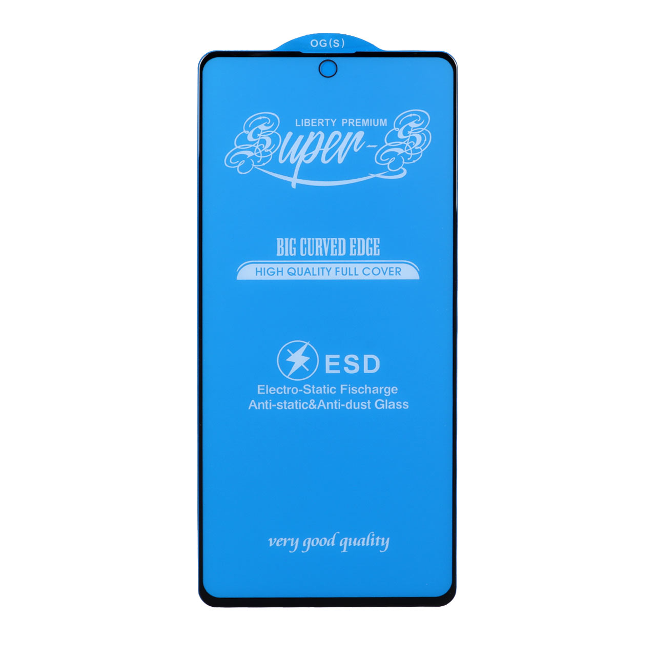 محافظ صفحه نمایش شیشه ای آنتی استاتیک مات Full Cover Super S-OG مدل Samsung Galaxy A71 / A72 / A73 / M51 / M52 / M53 / M54 / M62 / Note 12 Pro 5G / Note 12 Pro Plus / Poco X5 Pro / Poco F5