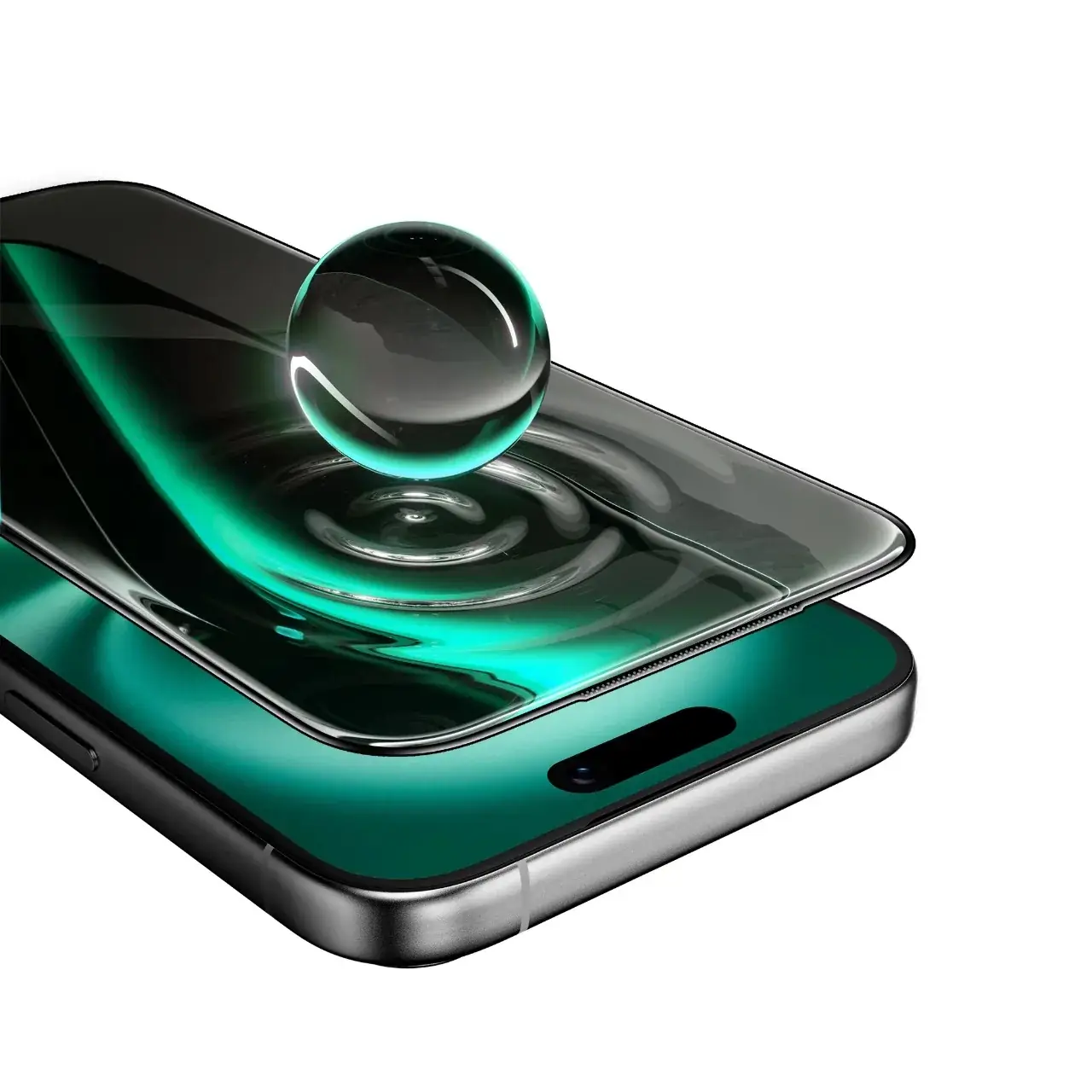 محافظ صفحه نمایش شیشه ای اورجینال Green Lion Picasso 3D Glass One-Touch Installation مدل Apple iPhone 17 Air (پک دار)