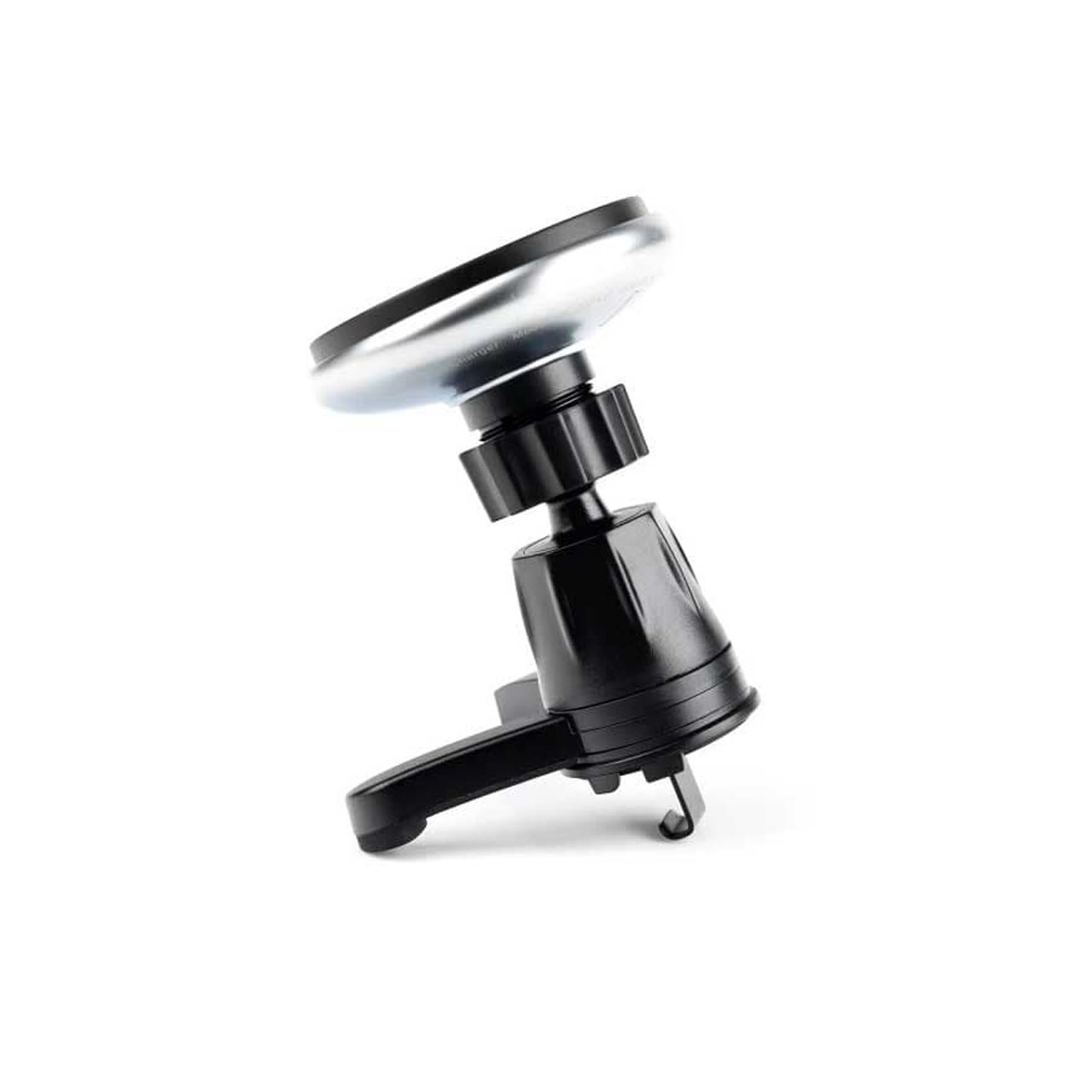 شارژر وایرلس و هولدر گوشی موبایل دریچه کولری Hiska مدل HK-2354W - مشکی