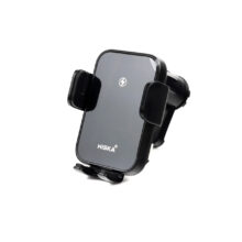 شارژر وایرلس و هولدر گوشی موبایل دریچه کولری Hiska مدل HK-2355W - مشکی
