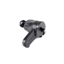 شارژر وایرلس و هولدر گوشی موبایل دریچه کولری بهمراه کابل متصل Hiska Type-C مدل HK-2353W - مشکی