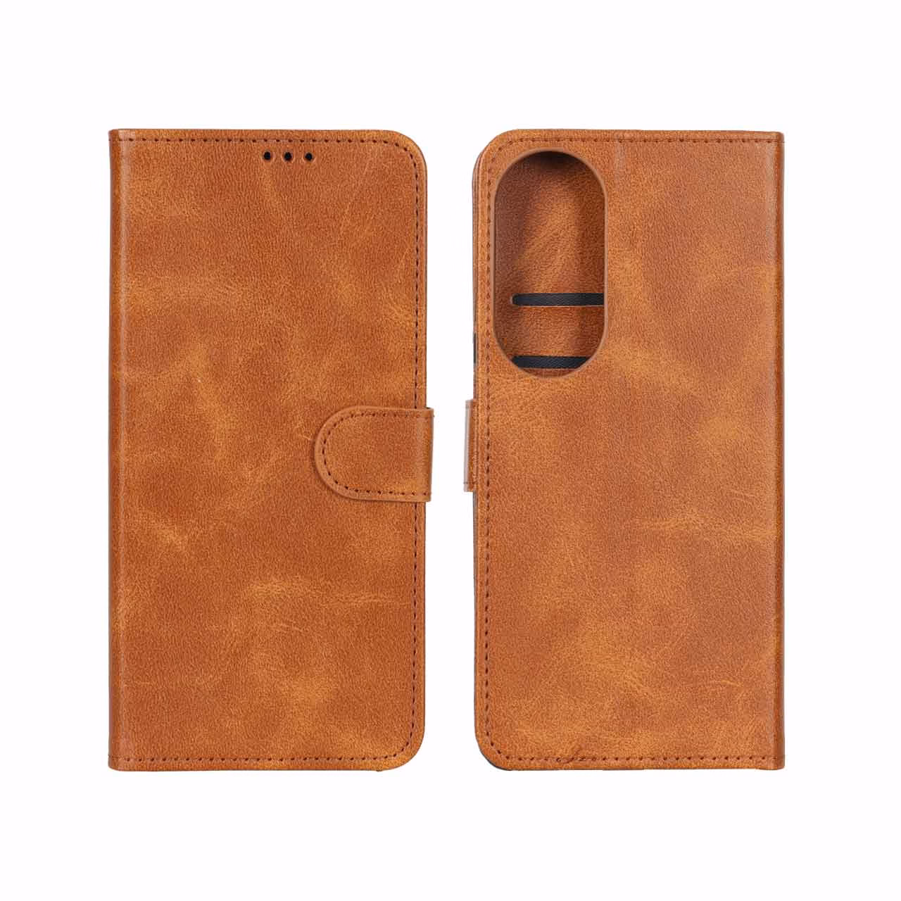 کیف موبایل مگنتی Honor X7b - عسلی