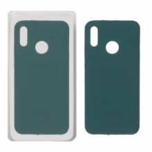 قاب سیلیکونی پاک کنی اورجینال Huawei Y9 2019 – سبز تیره (پک دار)