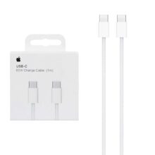کابل شارژ Iphone 15 60W Type-C To Type-C – سفید – اصل چین – kZN (گارانتی شش ماهه Kezen)