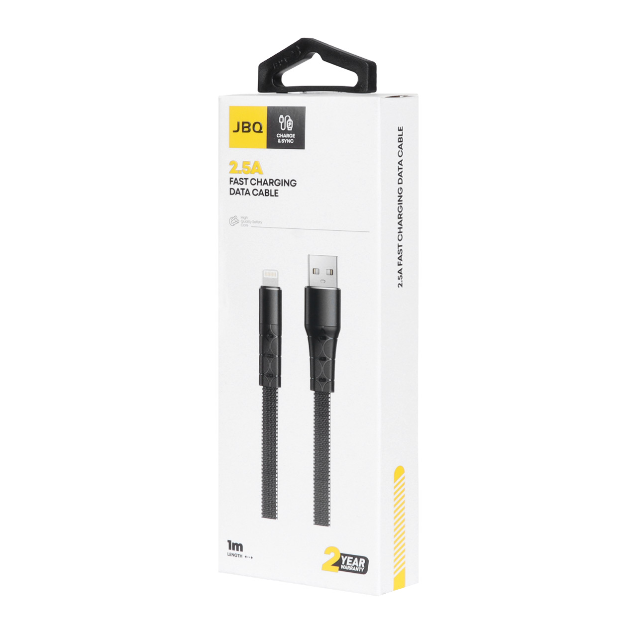 کابل شارژ فست آیفون JBQ مدل CA-620 - مشکی (گارانتی یکساله رصاصی)