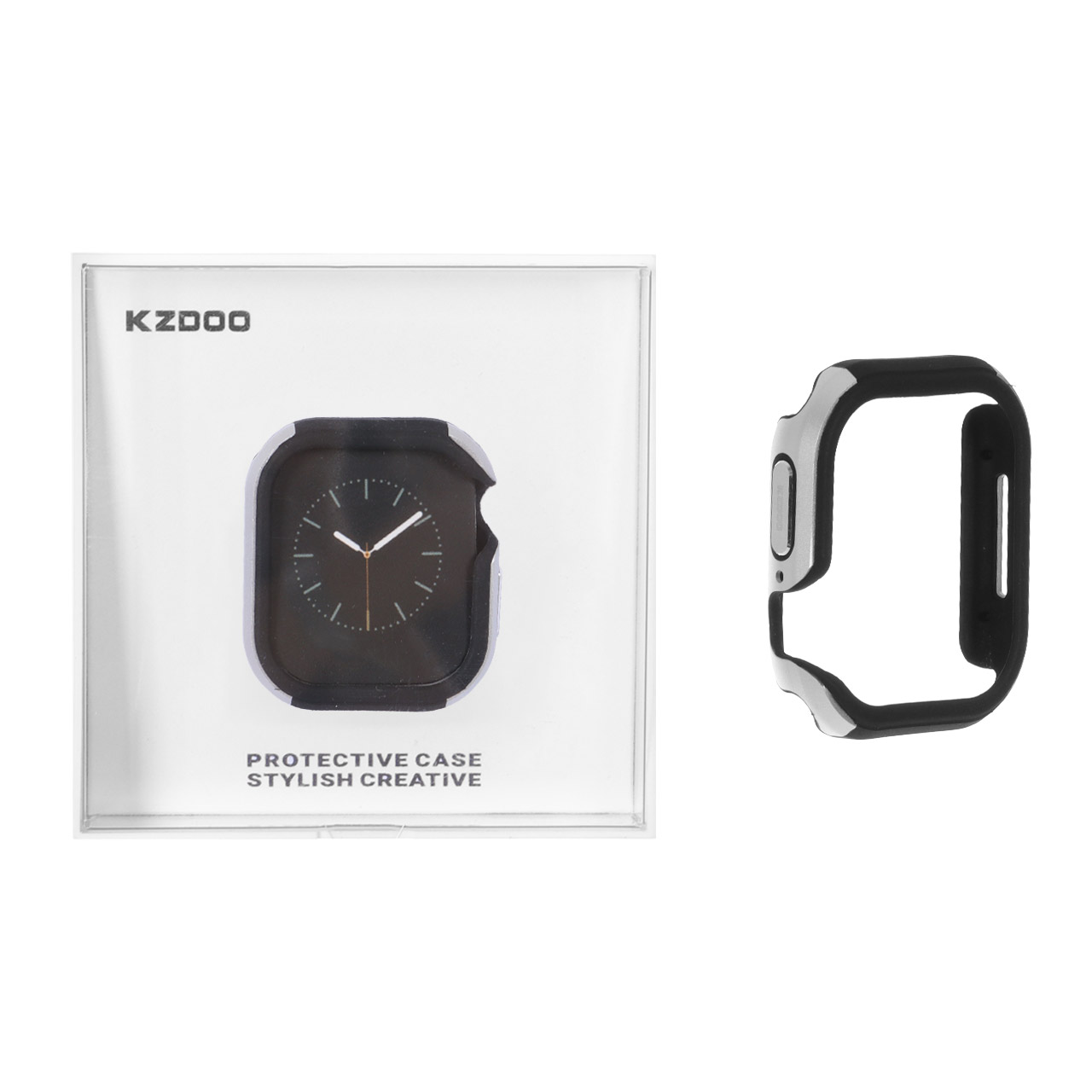 کاور اورجینال KDoo اپل واچ مدل S10 سایز 46 میلیمتری - نقره ای (پک دار)