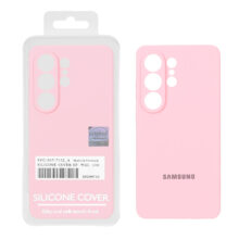 قاب سیلیکونی پاک کنی اورجینال Master Quality مدل Samsung Galaxy S26 Ultra – صورتی (پک دار)