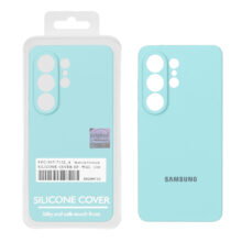 قاب سیلیکونی پاک کنی اورجینال Master Quality مدل Samsung Galaxy S26 Ultra – سبز آبی (پک دار)