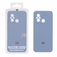 قاب سیلیکونی پاک کنی اورجینال Master Quality مدل Xiaomi Redmi 12C / Redmi 11A / Poco C55 - فیلی (پک دار)