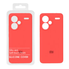 قاب سیلیکونی پاک کنی اورجینال Master Quality مدل Xiaomi Redmi Note 13 Pro Plus 5G – مرجانی (پک دار)