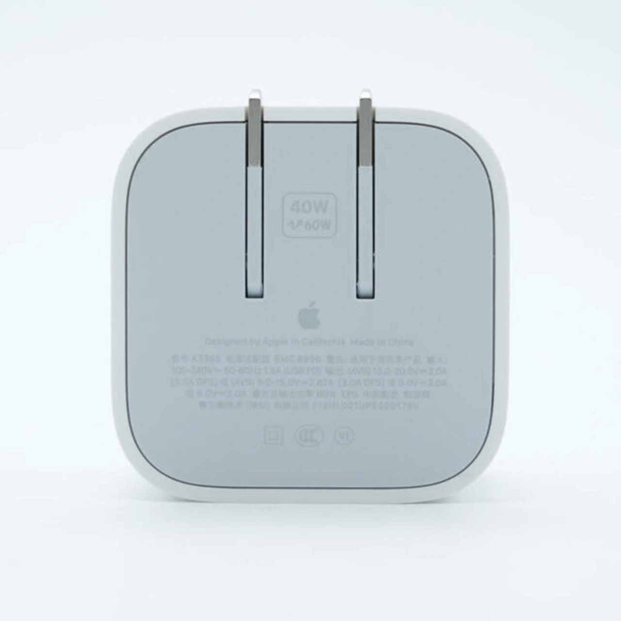شارژر دیواری اپل مدل MMS - 40W Dynamic Power Adapter with 60W Max (گارانتی شش ماهه YA)