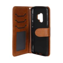 کیف موبایل مگنتی درجه یک MNC مدل Samsung Galaxy S9 - عسلی