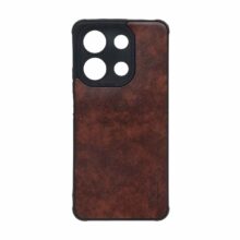 قاب طرح چرم NPA مدل Xiaomi Redmi Note 13 4G – قهوه ای روشن – ORX