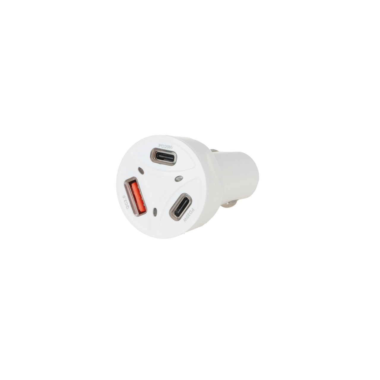 شارژر فندکی PD و فست سه پورت مدل CC-81 58W - سفید DST (گارانتی شش ماهه)