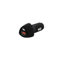شارژر فندکی PD و فست دو پورت مدل CC-84 45W - مشکی - پک ضعیف - DST (گارانتی شش ماهه)