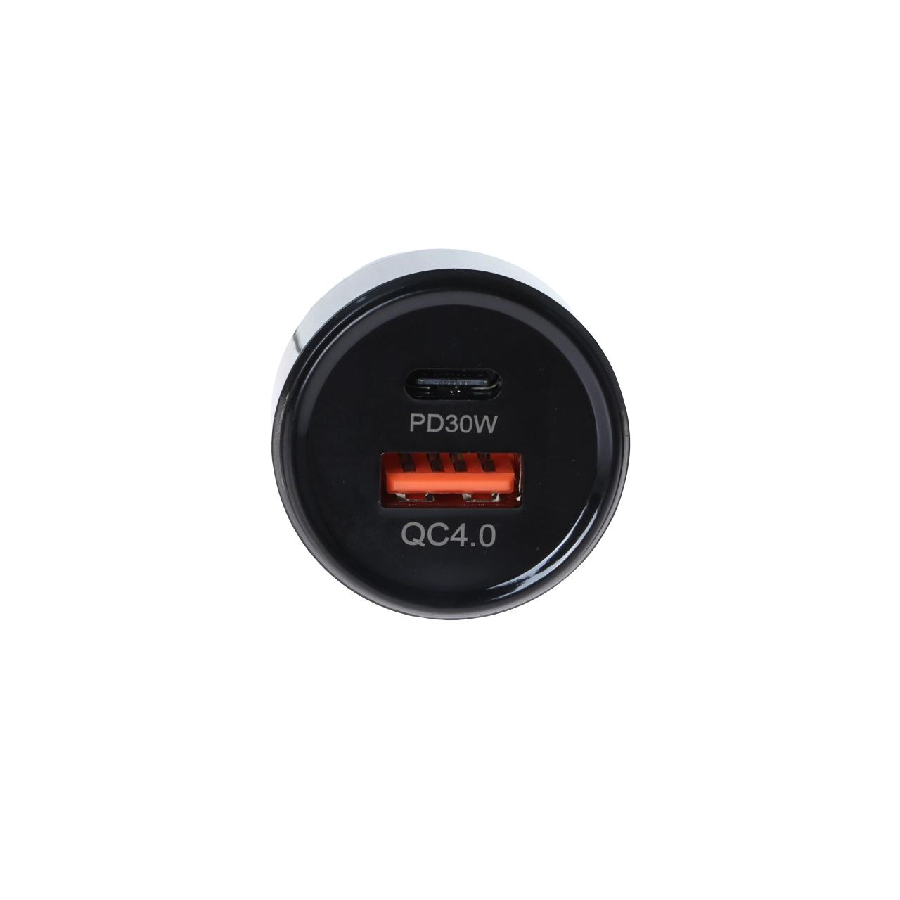 شارژر فندکی PD و فست دو پورت Fast مدل WKN-104 55W - مشکی - KZN (اصل چین)