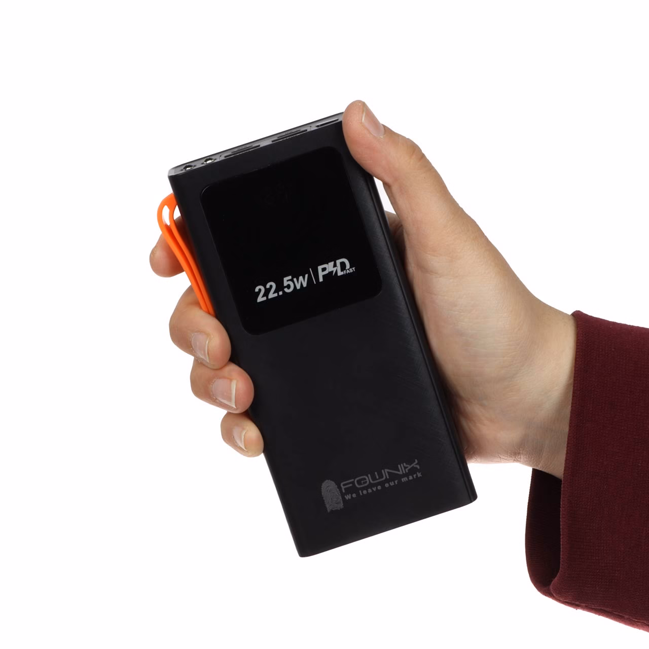پاوربانک (PD و فست شارژ) Fownix 22.5W 20000mAh مدل G01 - مشکی