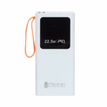 پاوربانک (PD و فست شارژ) Fownix 22.5W 20000mAh مدل G01 – سفید