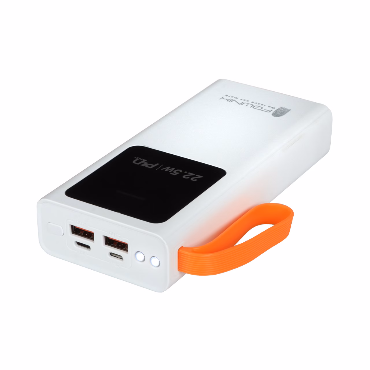 پاوربانک (PD و فست شارژ) Fownix 22.5W 20000mAh مدل G01 - سفید