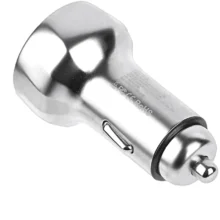 شارژر فندکی فست و PD سه پورت Hicostar مدل CC90 60W - نقره ای
