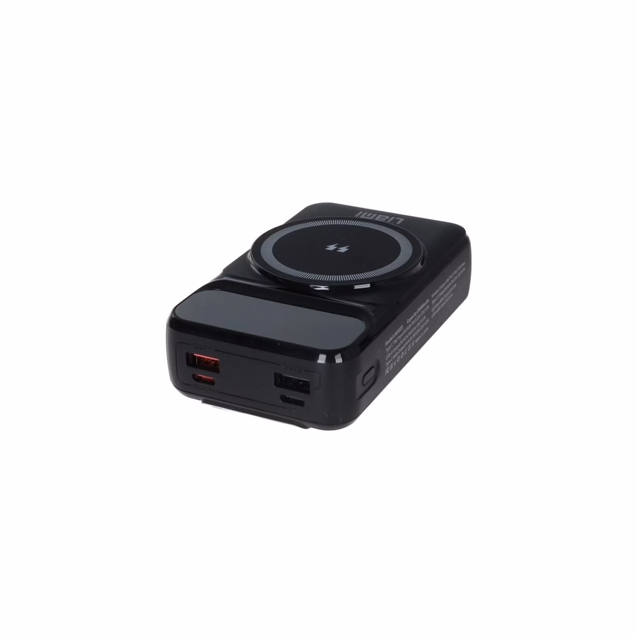 پاوربانک مگ سیف PD و فست شارژ Liami 22.5W 20000mAh مدل LM8020 - مشکی (گارانتی شش ماهه شرکتی)