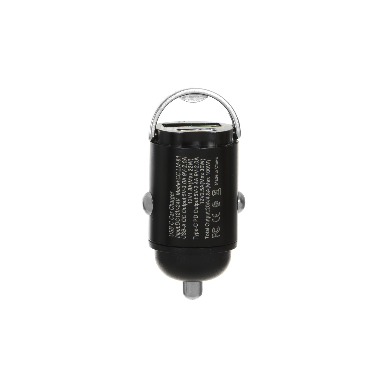 شارژر فندکی PD و فست دو پورت Liami مدل CC.LM-81 38W - مشکی (گارانتی شش ماهه شرکتی)