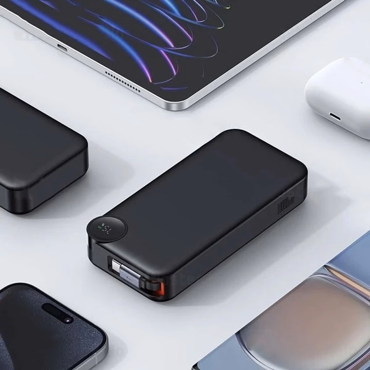 پاوربانک PD و فست شارژ Mcdodo 10000mAh مدل MC-387 30W - مشکی (گارانتی متین)