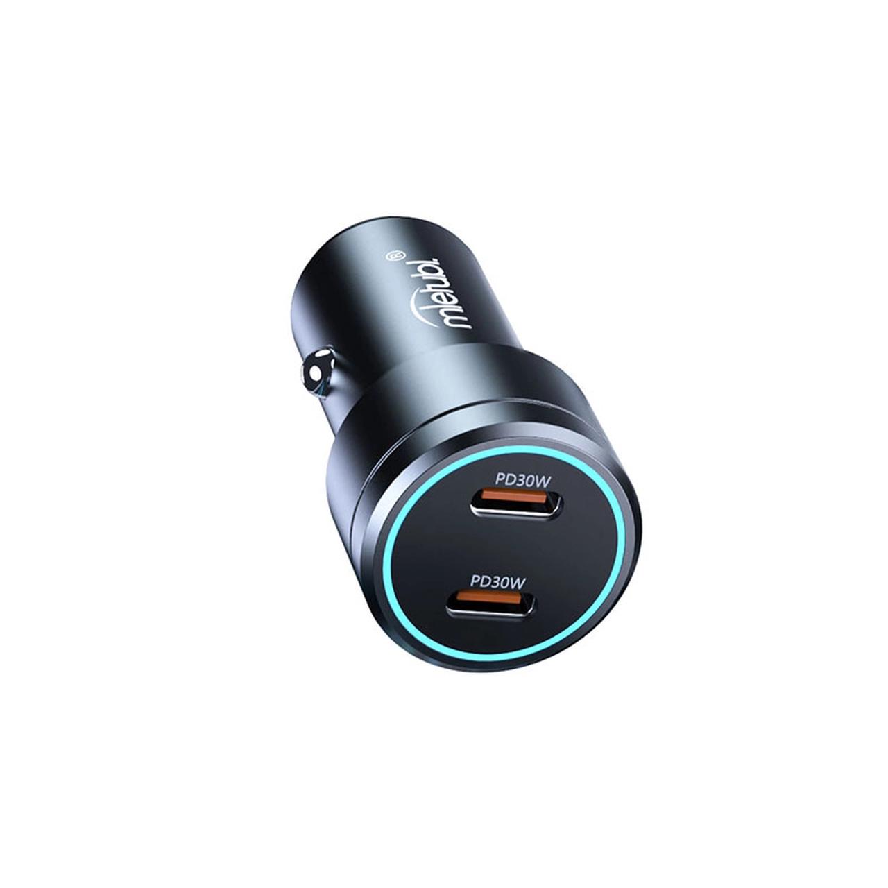 شارژر فندکی PD و فست دو پورت Mietubl مدل MTB-CC10 - مشکی (گارانتی شش ماهه AZR)