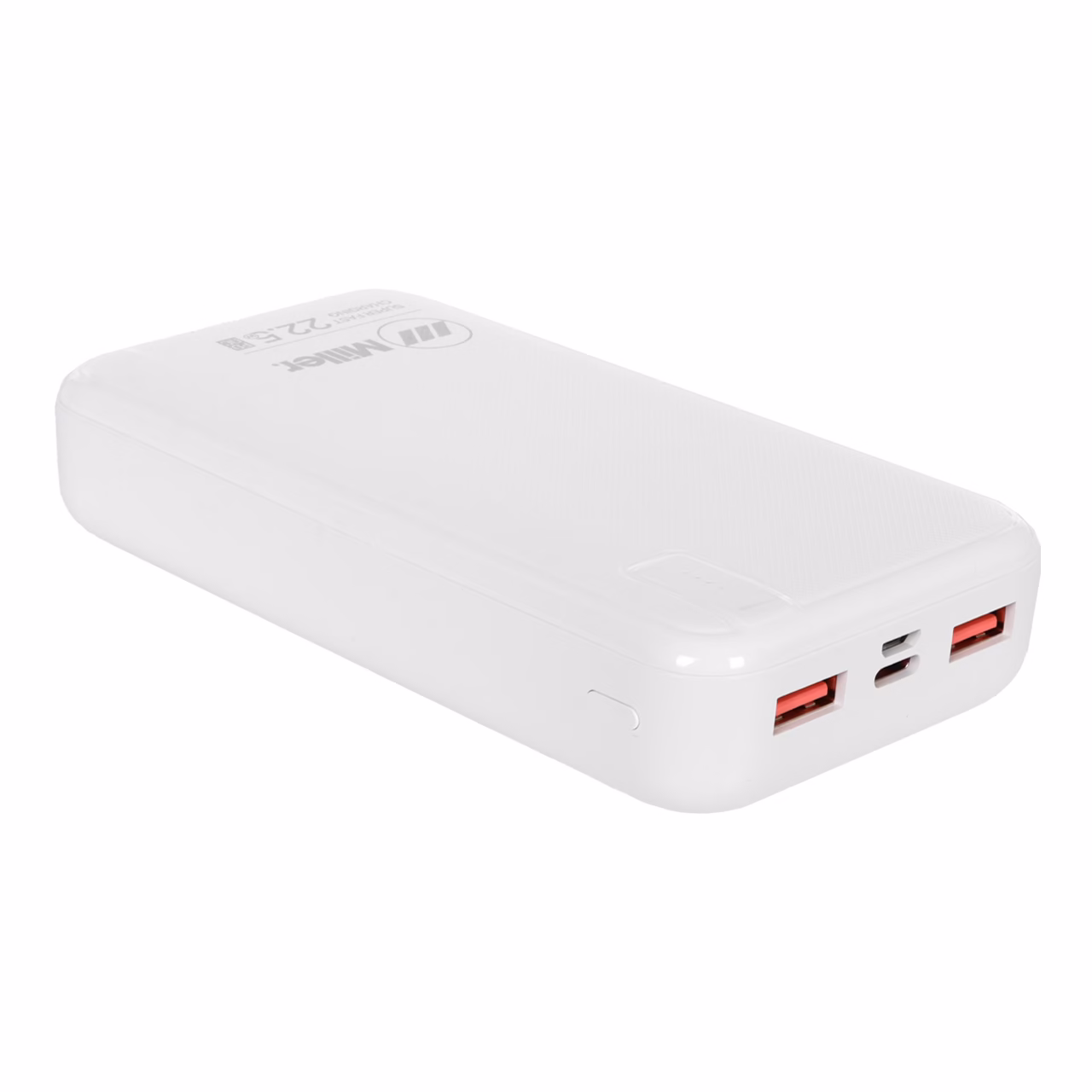 پاوربانک PD و فست شارژ Miller 20000mAh مدل MP-226 22.5W - سفید (گارانتی پارتیان پایا)