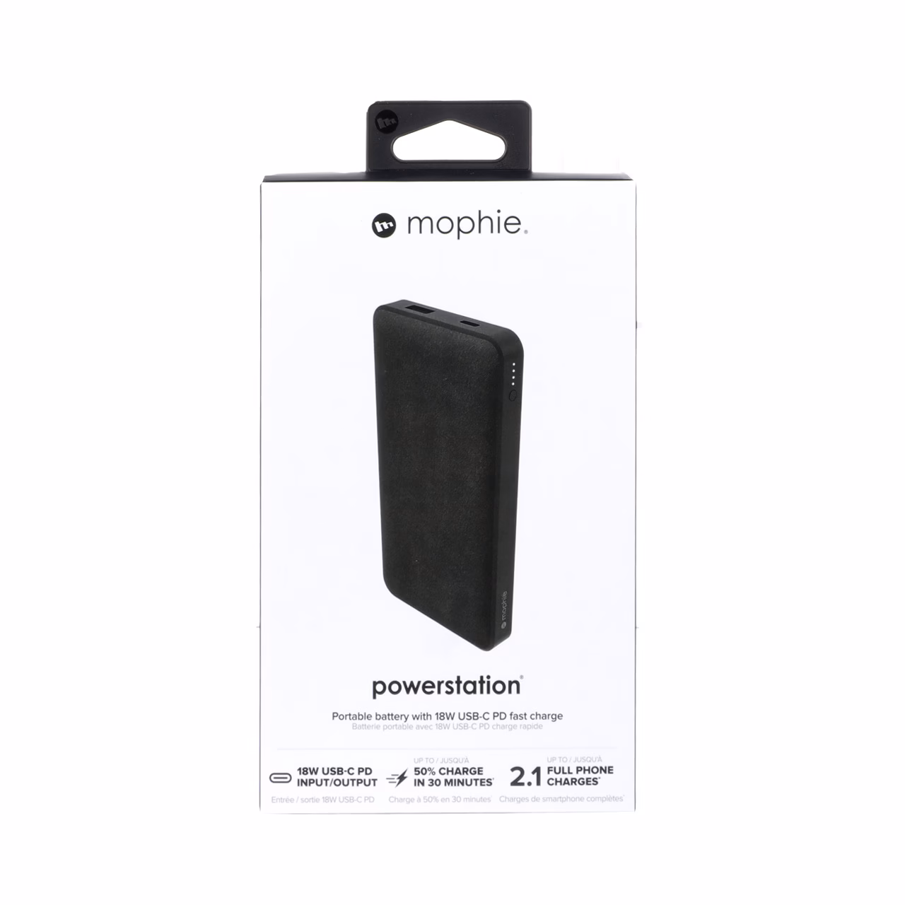پاوربانک (PD و فست شارژ) Mophie 18W 10000mAh مدل Powerstation - مشکی