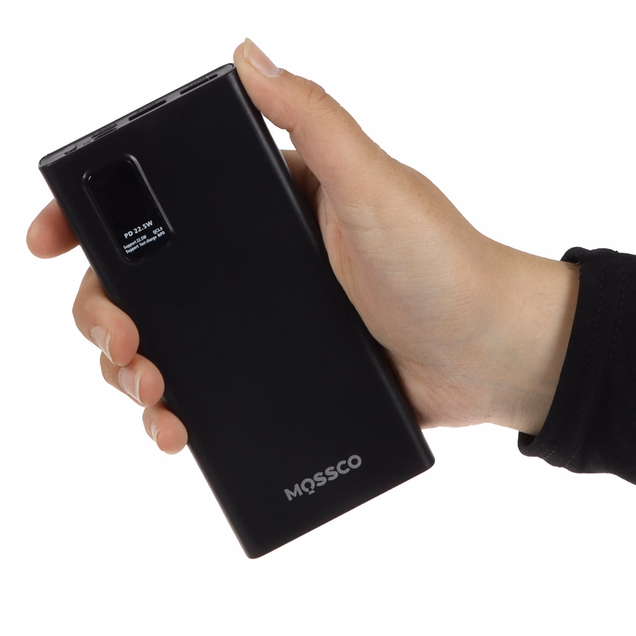 پاوربانک (PD و فست شارژ) Mossco 10000mAh مدل K100 22.5W - مشکی