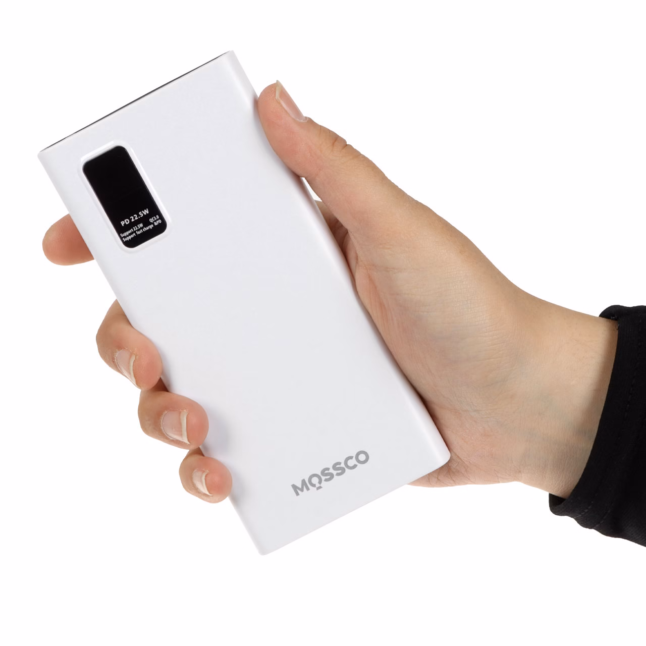 پاوربانک (PD و فست شارژ) Mossco 10000mAh مدل K100 22.5W - سفید