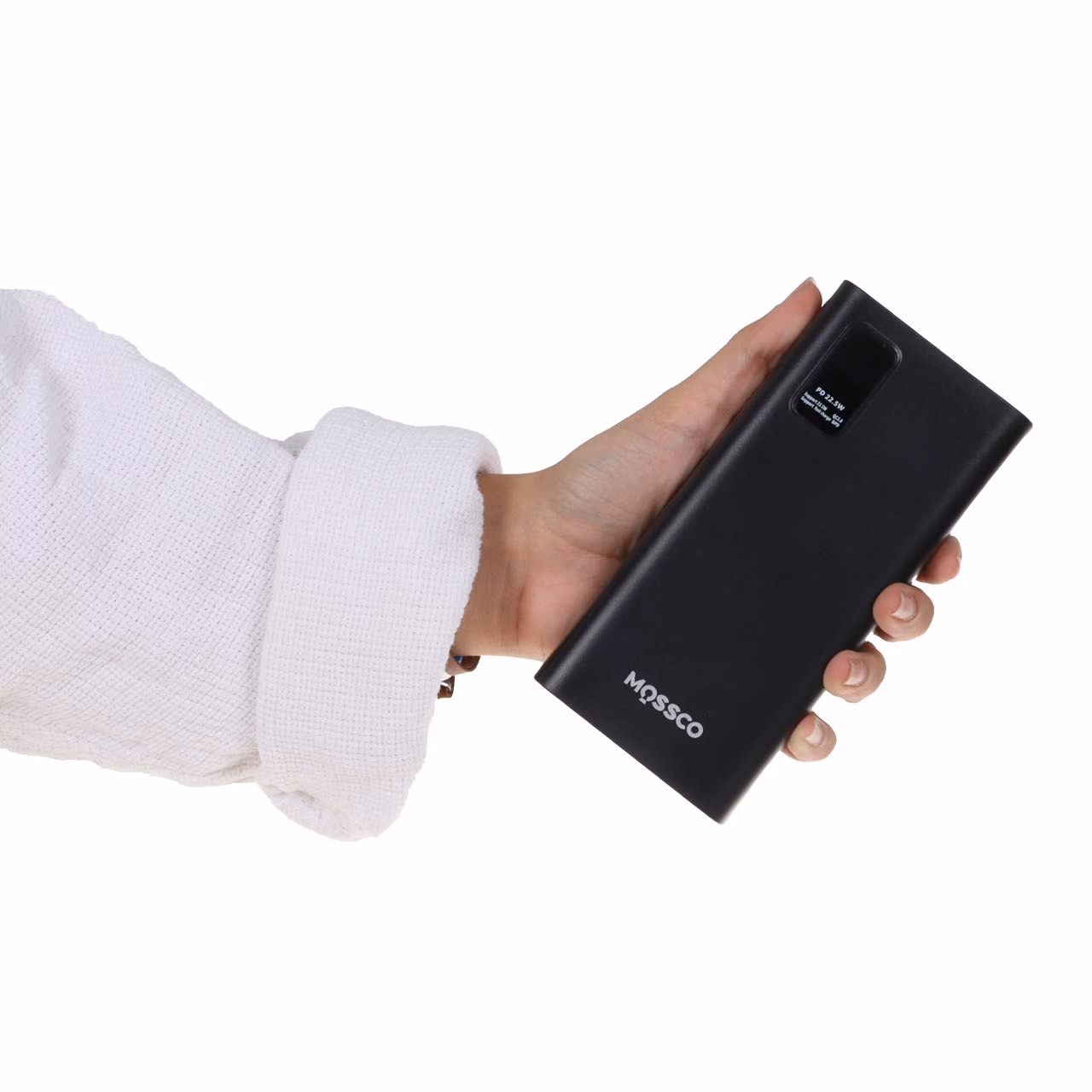 پاوربانک (PD و فست شارژ) Mossco 20000mAh مدل K200 22.5W - مشکی (GT)